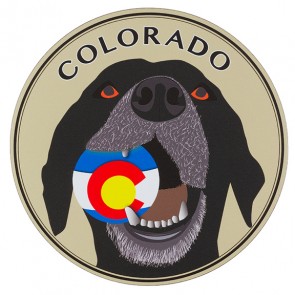 Colorado Proud Car Magnet - Dog